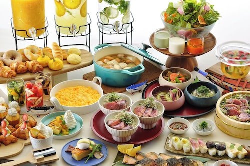 朝食ビュッフェ