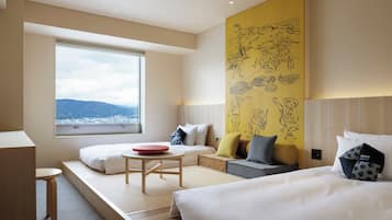 Basic Twin Room, 2 Bedrooms, Non Smoking, City View