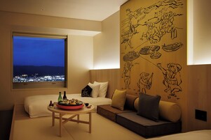 ベーシック ツインルーム 2 ベッドルーム 禁煙 シティビュー | セーフティボックス (室内)、デスク、ノートパソコン用作業スペース、遮光カーテン