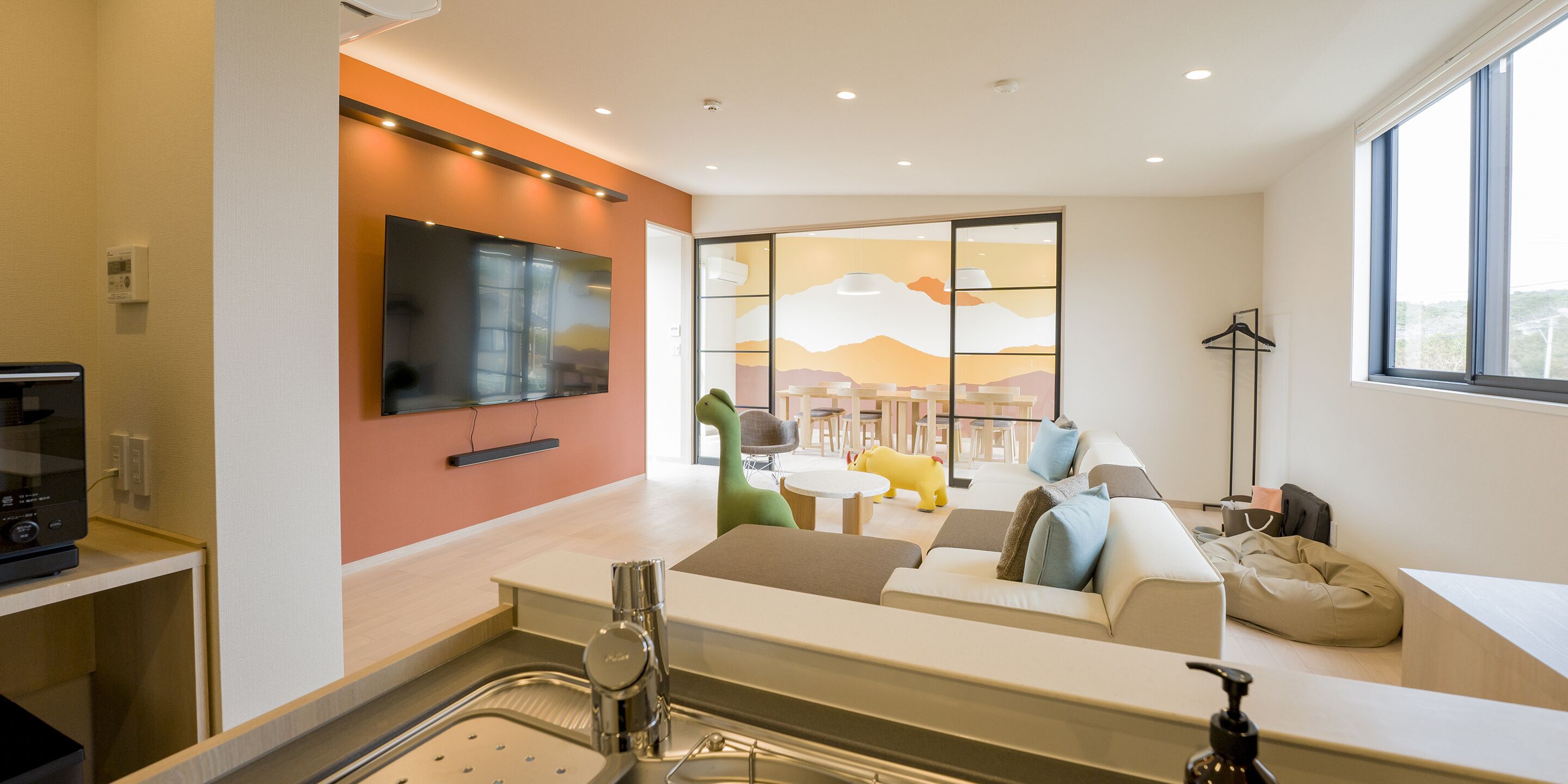 Rakuten STAY VILLA Yatsugatake 103-[Dog-friendly]Family Room, Non Smoking | Living room | TV, heated floors