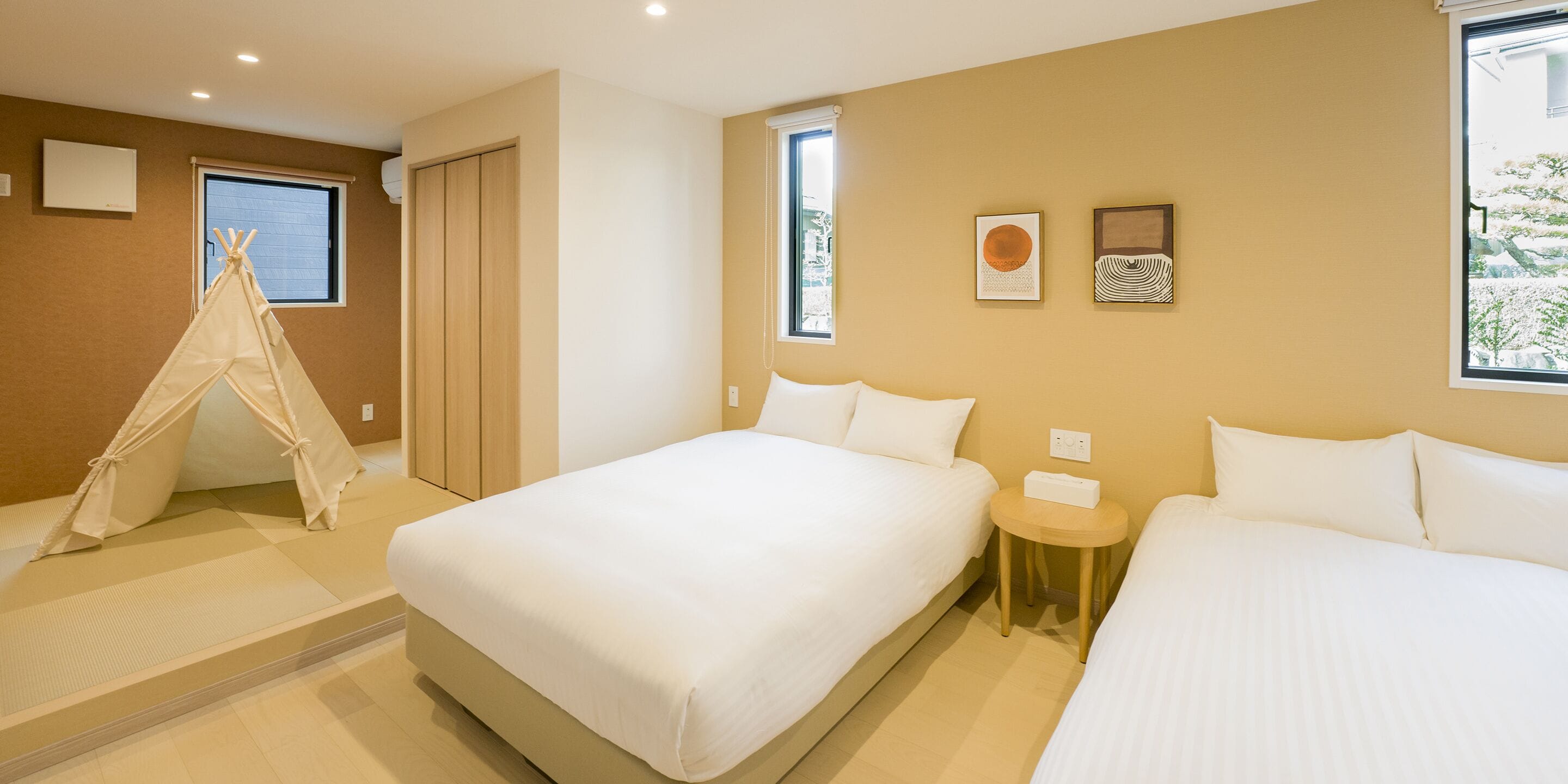 Perhehuvila, tupakointi kielletty (Rakuten STAY, 103-[Dog-friendly]) | 2 makuuhuonetta, yksilöllisesti sisustettu, yksilöllisesti kalustettu