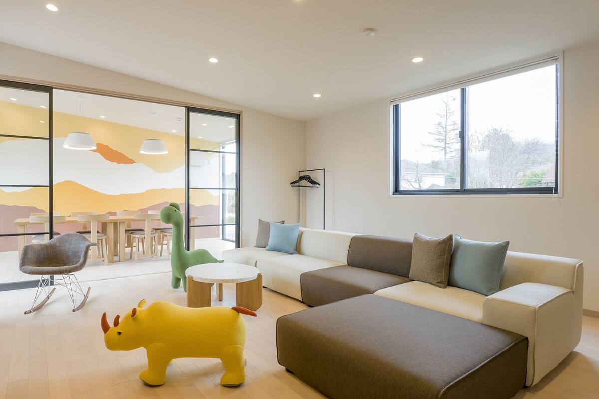 家庭别墅, 无烟房 (Rakuten STAY, 103-[Dog-friendly]) | 客厅 | 电视、加热地板