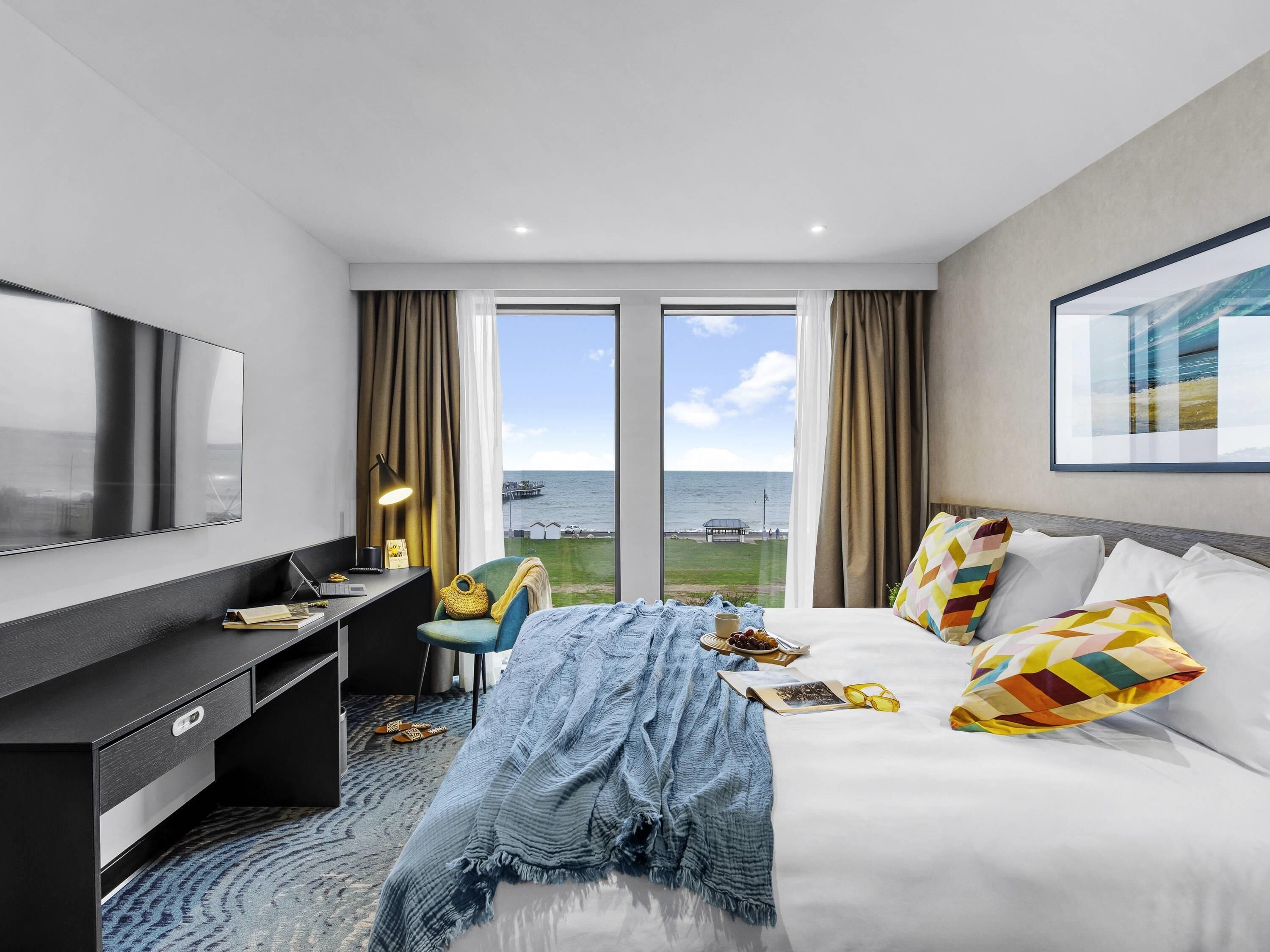 尊荣客房, 1 张双人床 | 办公桌、笔记本电脑工作区、熨斗/熨板、免费 WiFi