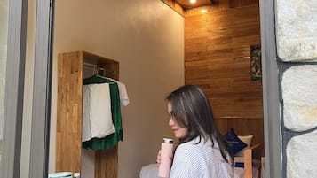 Hypo-allergenic bedding, memory-foam beds, minibar