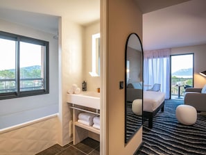 Family Room, 1 Queen Bed with Sofa bed, Balcony, Sea View | Premium bedding, in-room safe, laptop workspace, blackout curtains - Ibis Styles Porto Vecchio (Porto-Vecchio)