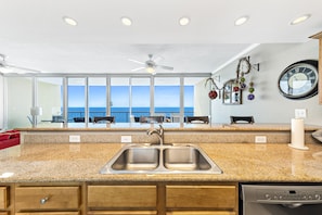 Signature Condo, 2 Bedrooms, Balcony, Ocean View | Private kitchen | Fridge, microwave, oven, stovetop