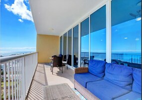 Exclusive-Apartment, 2 Schlafzimmer, Balkon, Strandblick | Balkon