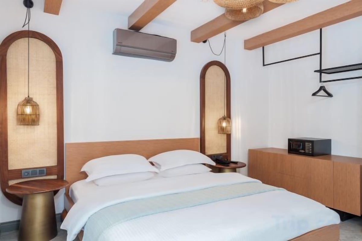 1 habitación, sábanas de algodón egipcio y ropa de cama de alta calidad