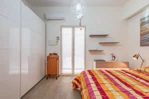 1 bedroom, iron/ironing board, bed sheets