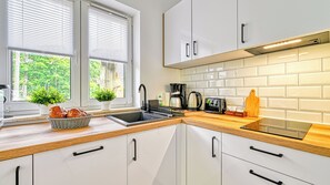 Apartament (5b/16) | 전용 주방 | 냉장고, 전자레인지, 쿡탑, 식기 세척기