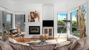 TV, fireplace - Sapphire on Wilson, Gerringong (Gerringong)