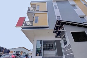 Voorkant van accommodatie