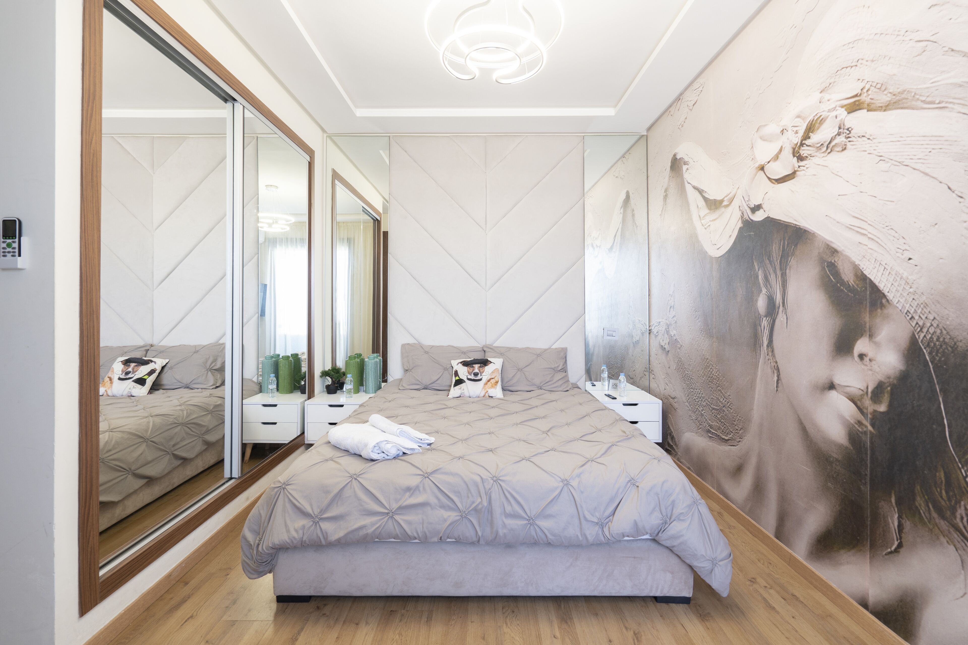 1 bedroom, iron/ironing board, travel crib, WiFi