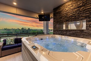 Bain à remous intérieur