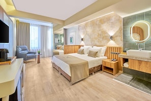 1 slaapkamer, lakens van Egyptisch katoen, luxe beddengoed