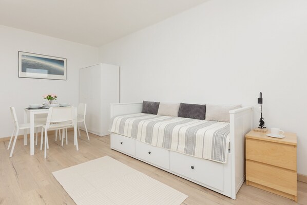 3 soveværelser, baby-/barnesenge (tillægsgebyr), sengetøj