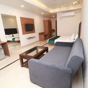 Habitación superior | Sábanas de algodón egipcio, ropa de cama de alta calidad, caja fuerte