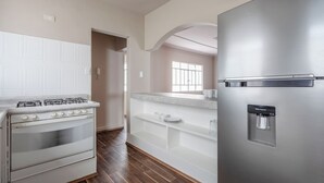 Fridge, microwave, oven, stovetop - Bright & Cozy 3BR Apartment in Roma Condesa (Mexico City)
