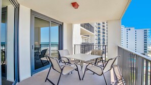 Outdoor dining - Beachfront 1BR Beauty!! (Orange Beach)