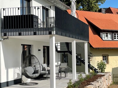 5* vacation apartment Schwalbennest with a fantastic view on the 1st floor