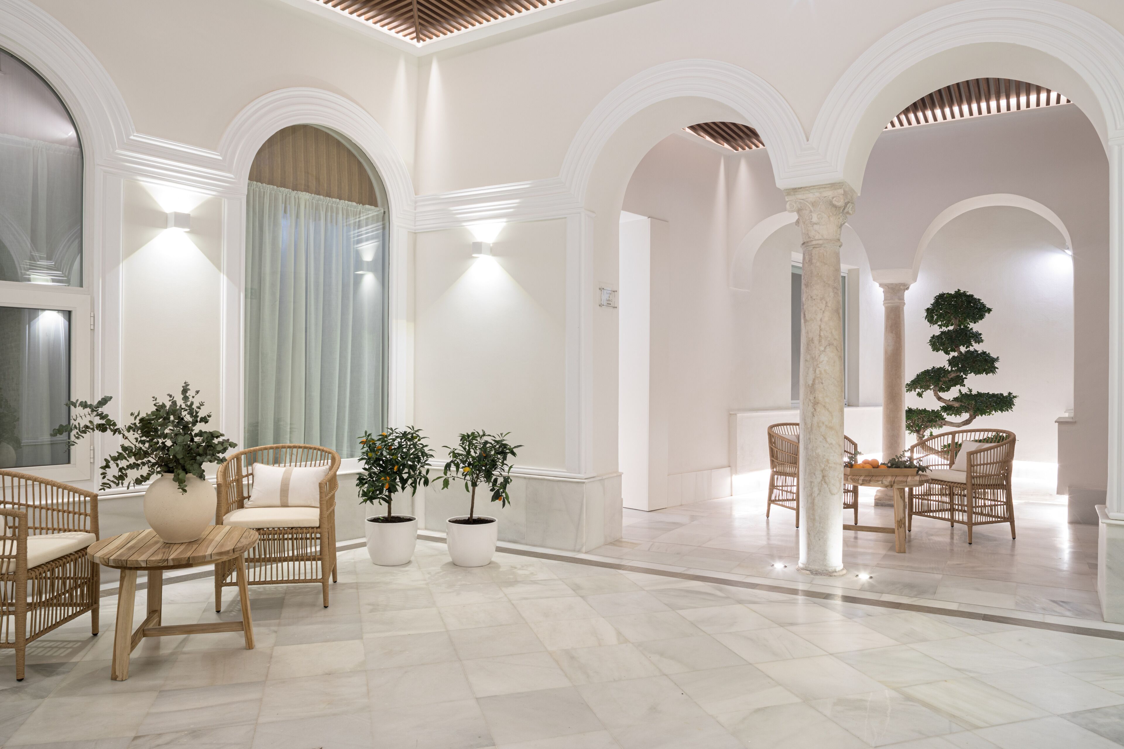 Interior entrance