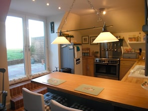 Individually decorated, individually furnished, iron/ironing board