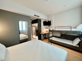 Minibar, in-room safe, soundproofing, cribs/infant beds