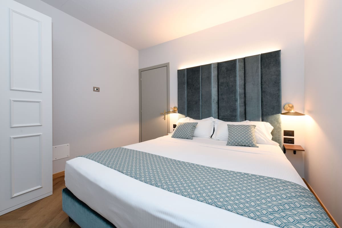Superior appartement | 1 slaapkamer, donzen dekbedden, een minibar, een kluis op de kamer