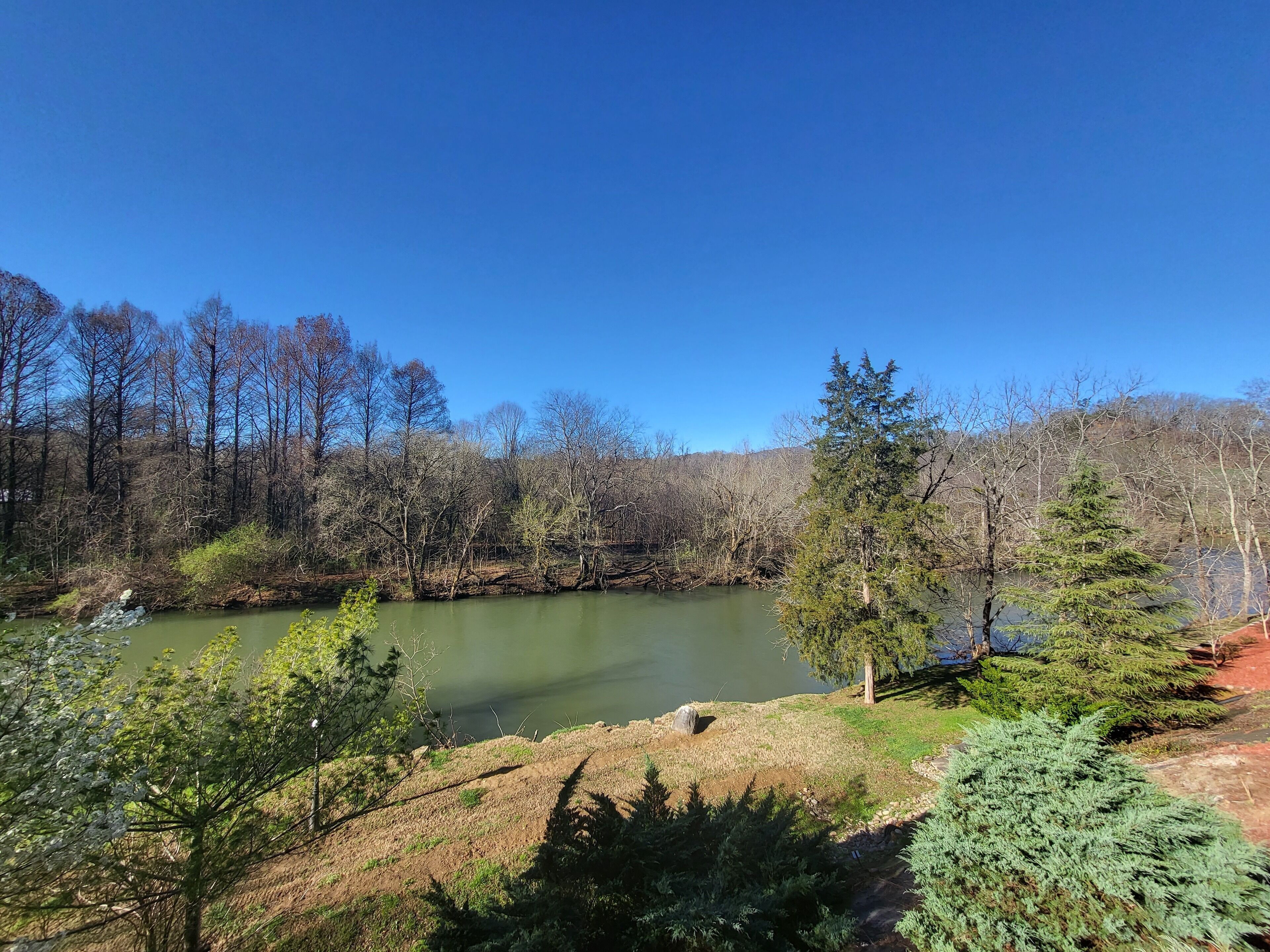 View from balcony outside of living room or master bedroom