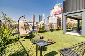 Rooftop terrace - ULIV Apartments El Ángel (Mexico City)