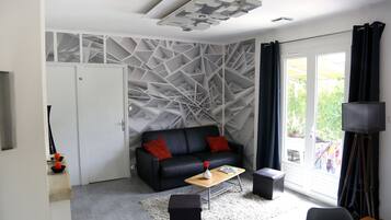 Télévision, cheminée