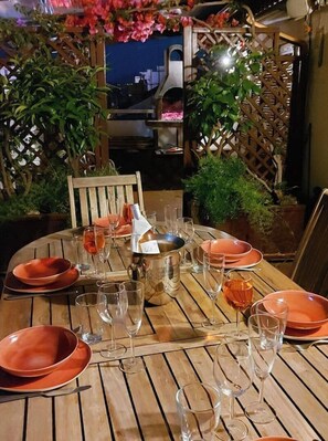 Udendørs spisemuligheder