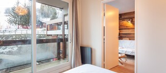 La Pirouette - Appt pour 8 vue sur piste