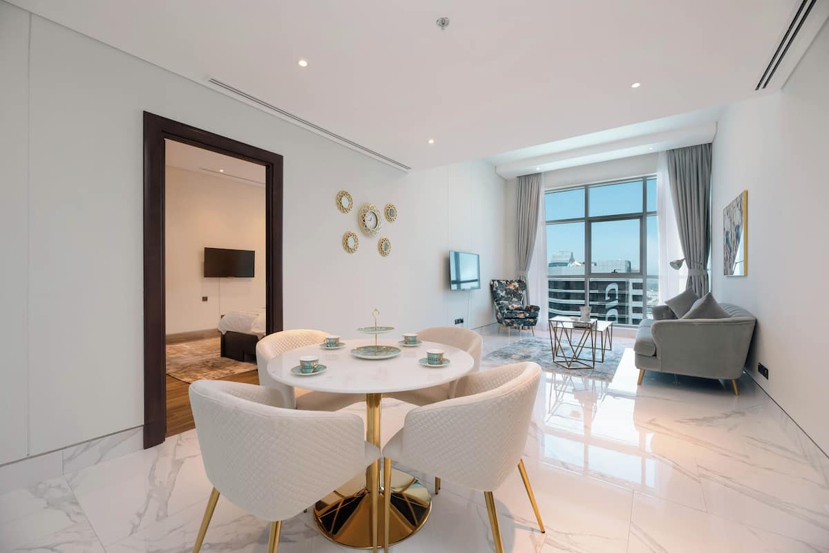 Signature-Apartment, 2 Schlafzimmer | Wohnbereich