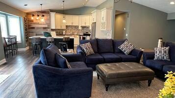 TV connectée, cheminée