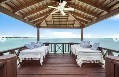Ocean front beach house.