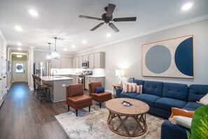 Smart TV, video game console, table football, ping pong