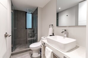 Hair dryer, towels, soap, shampoo - Apartment in Condesa (Ciudad de México)