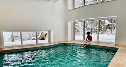 Nouveau Home des bois à Ventron, piscine intérieure privée, sauna - classé 5 *