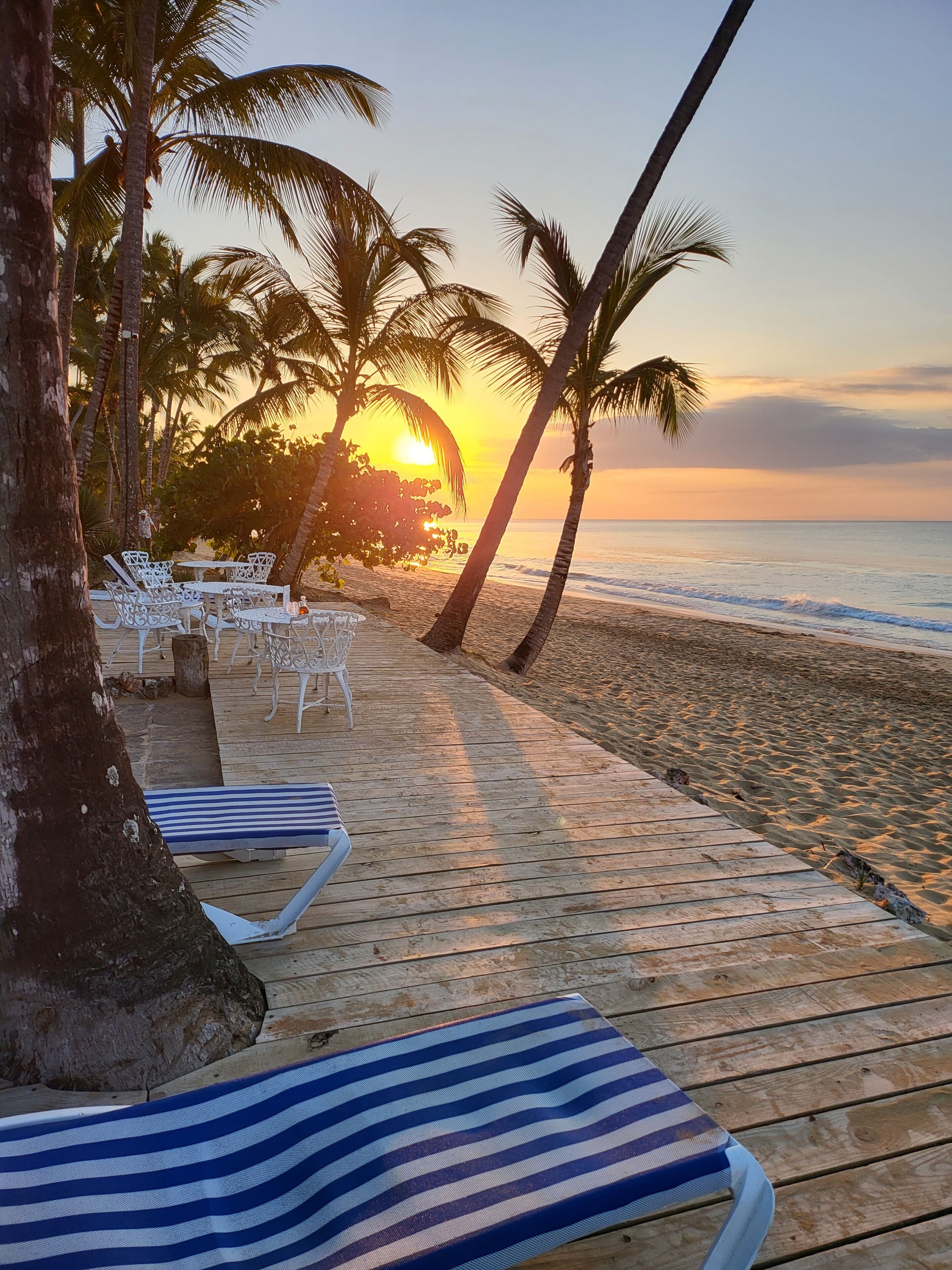Vue sur la plage/l’océan