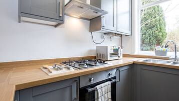 Microwave, dining tables