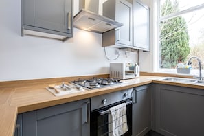 Microwave, dining tables