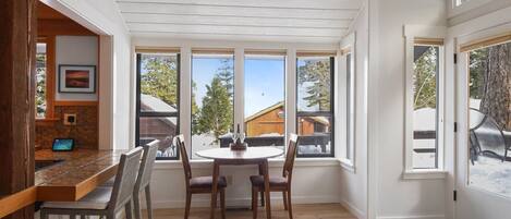 Vue depuis l’hébergement