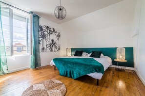 2 habitaciones, wifi gratis y ropa de cama 