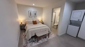 1 bedroom, travel crib, free WiFi, bed sheets