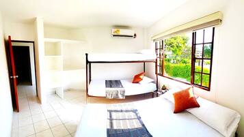 6 soveværelser, mørklægningsgardiner, gratis Wi-Fi, sengetøj