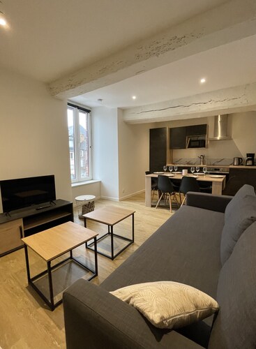 Logement tout confort, plein coeur du centre ville et très calme