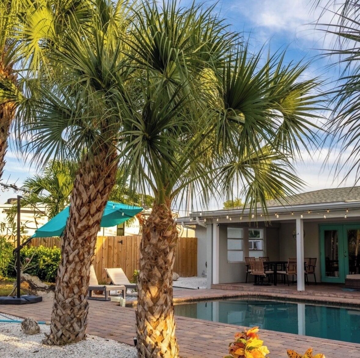 Alberca al aire libre y alberca climatizada