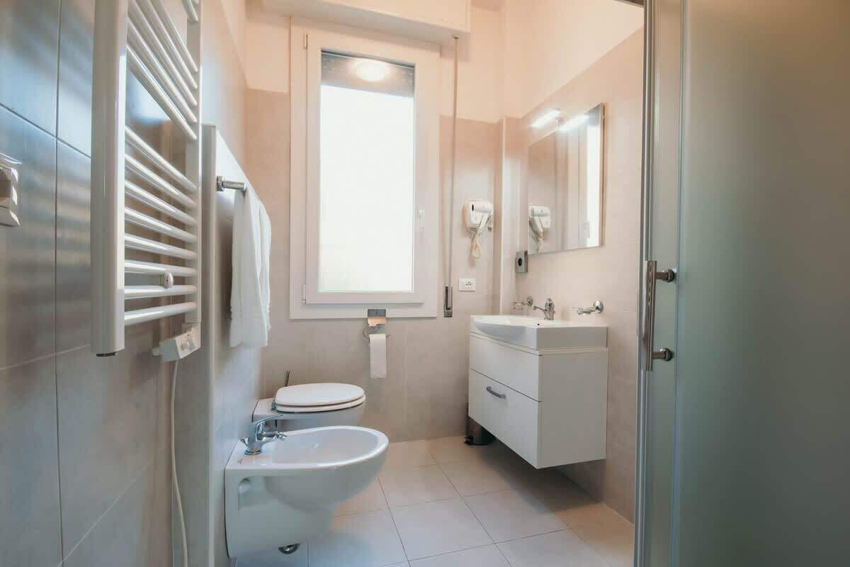 Shower, hair dryer