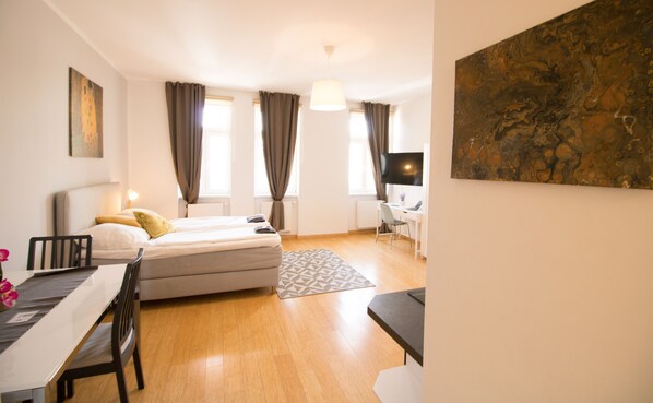 1 Schlafzimmer, kostenloses WLAN, Bettwäsche